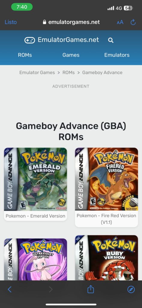 GBA Roms